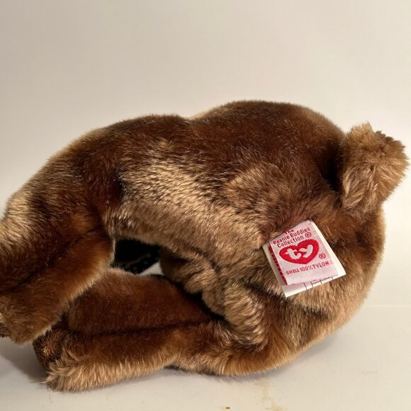 2001 TY Beanie Buddy Original Hero bear 8” brown - Picture 5 of 7